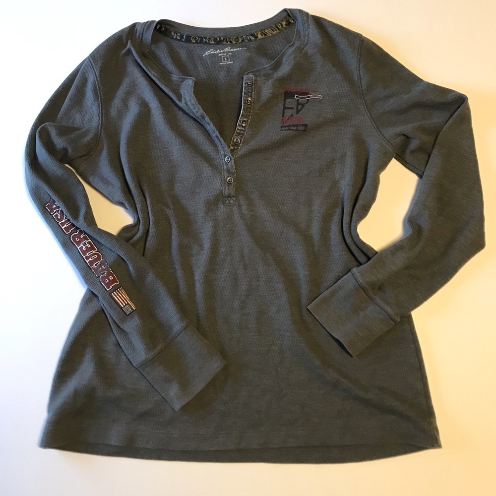 3/$25 🌻 90s Eddie Bauer Henley L